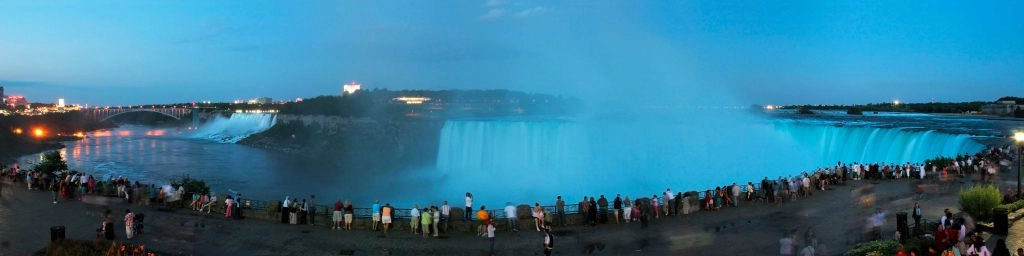 Lighting at Niagara Falls