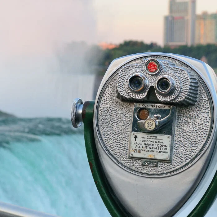 Niagara falls from New York