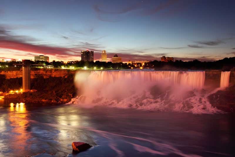 Niagara Falls at Night