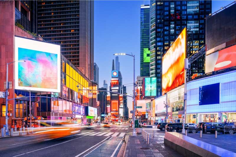 New York at Night, Times Square
