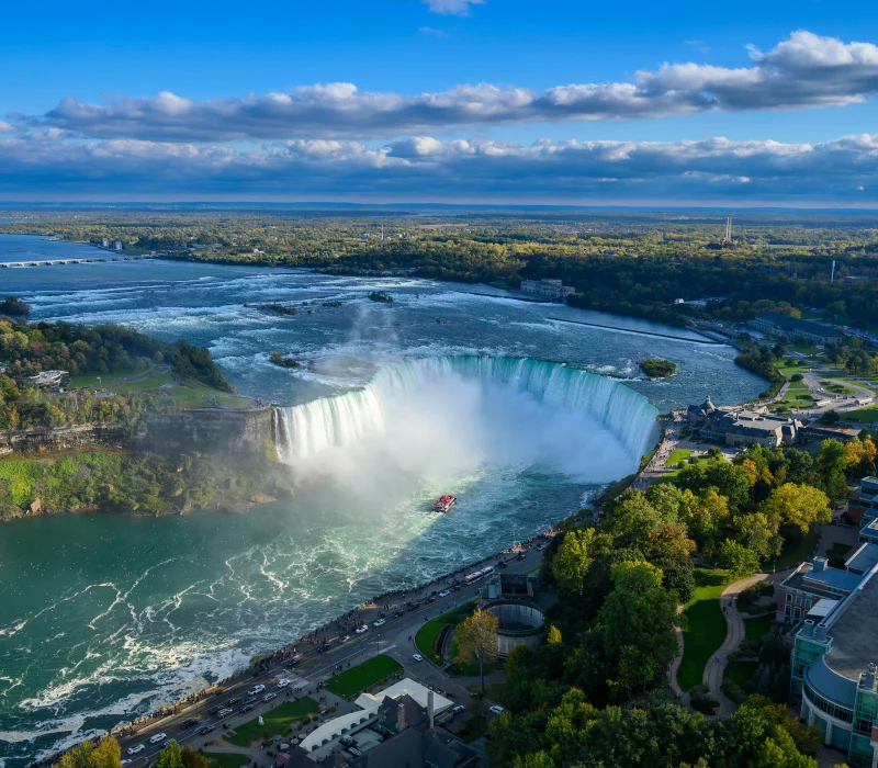 vistas en las Cataratas del Niágara