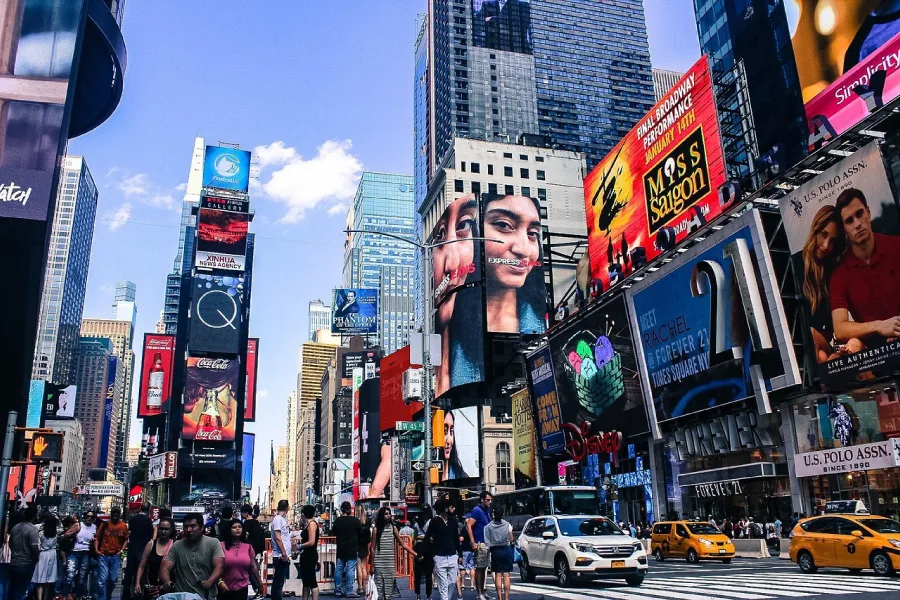 Nueva York en un día, Times Square